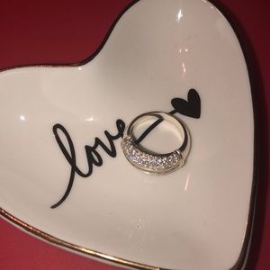 CZ Ring sterling silver.